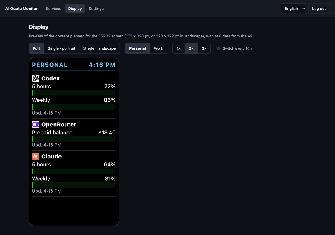 AI Quota Monitor