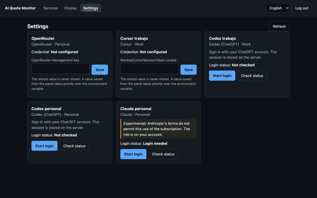 AI Quota Monitor