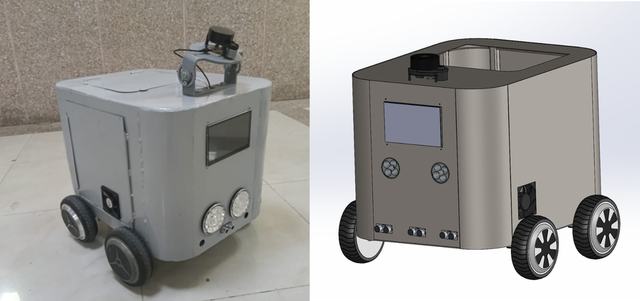 Outdoor Autonomous Delivery Robot