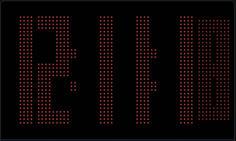 CYD RGB LED Matrix HUB75 Retro Clock