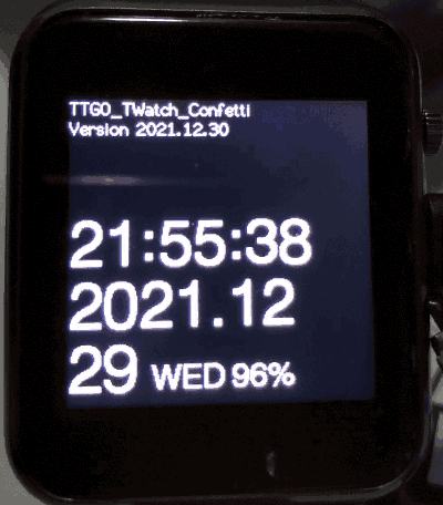 TTGO TWatch Confetti
