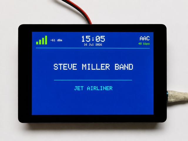 ESP32 Web Radio Com Lovyan GFX