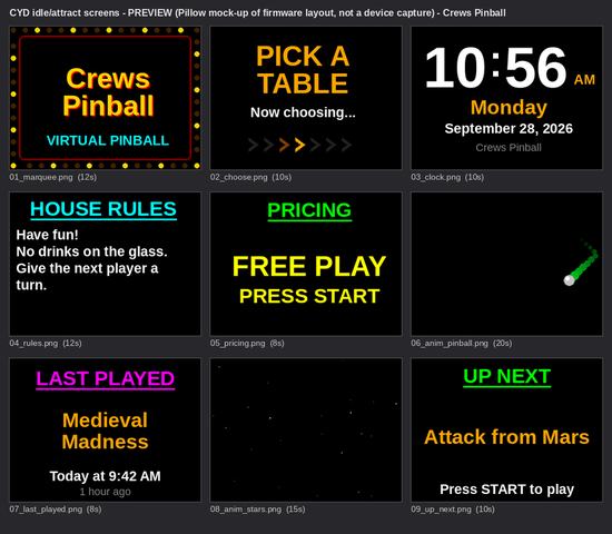 CYD Pinball Cards