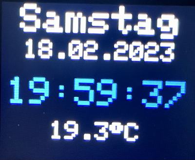ESP32 RTC Clock
