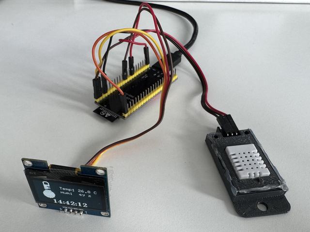 ESP32 Temperature Weather Display