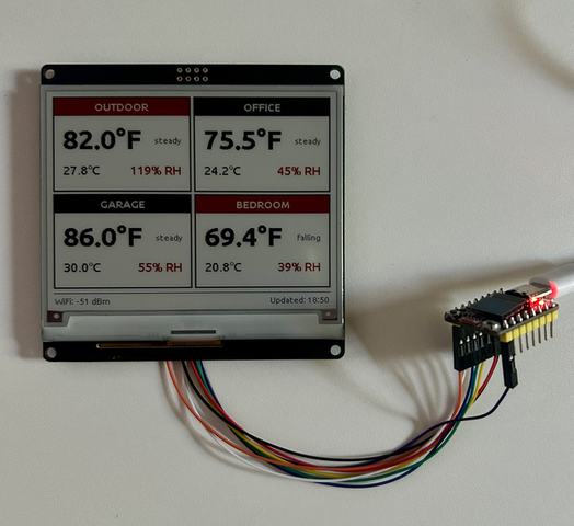 E-Paper Climate Display