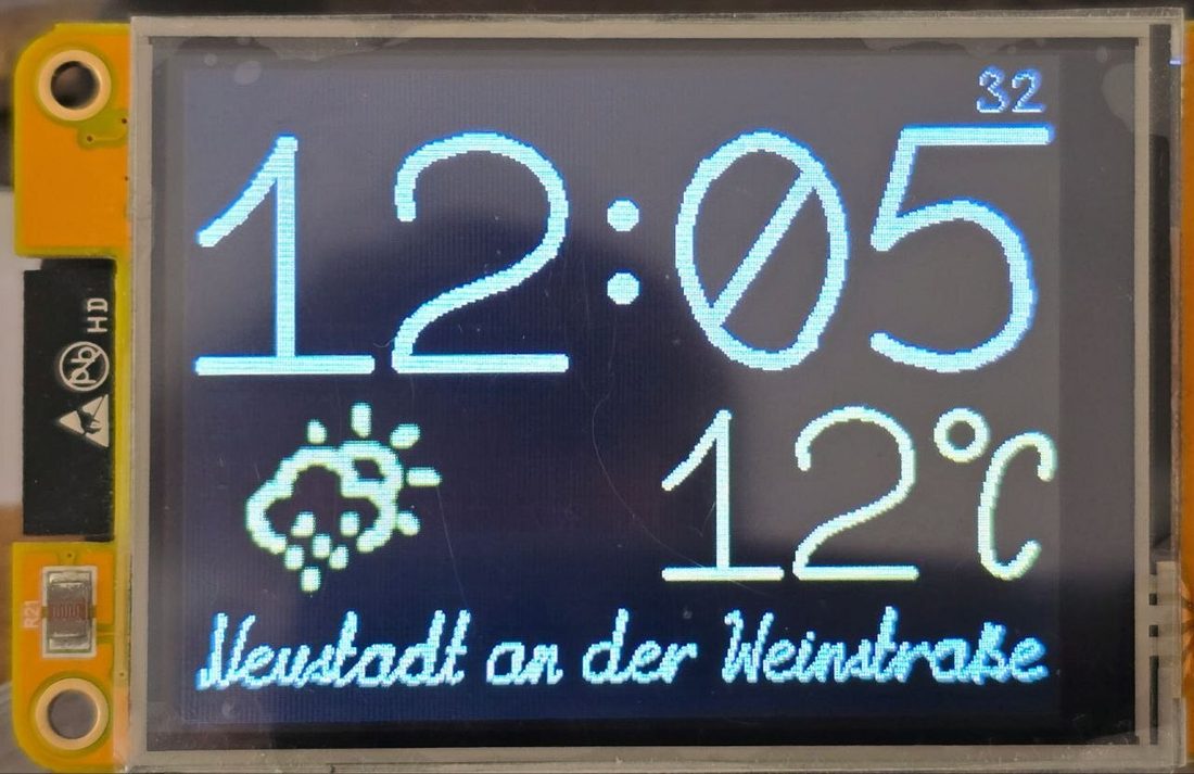 Handwritten Clock