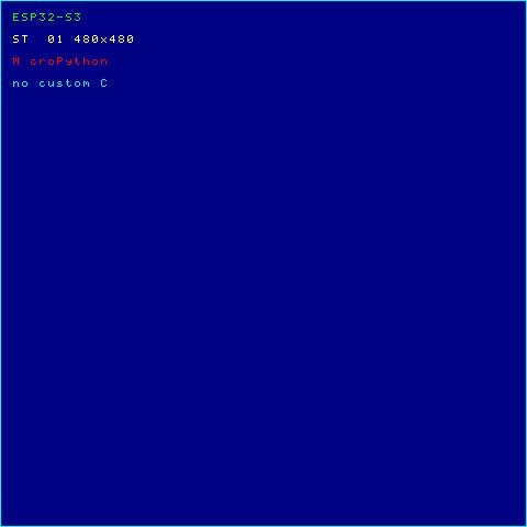 Mpy ESP32 4848s040
