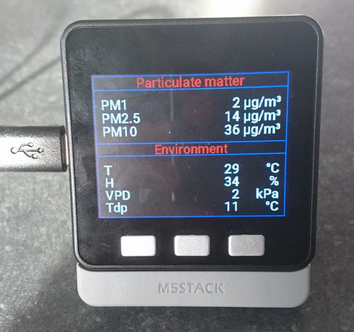 M5 Stack Air Quality ESPHome