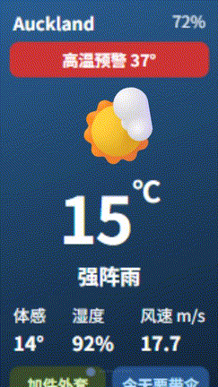 StickS3 Weather Clock