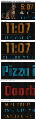 ESP32 Matrix Clock
