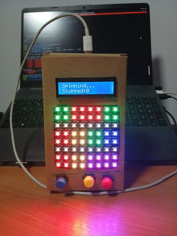 8x8 LED Slot Machine