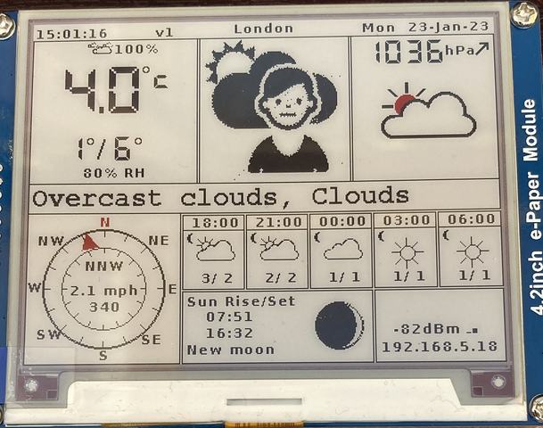 Waveshare Weather Monitor