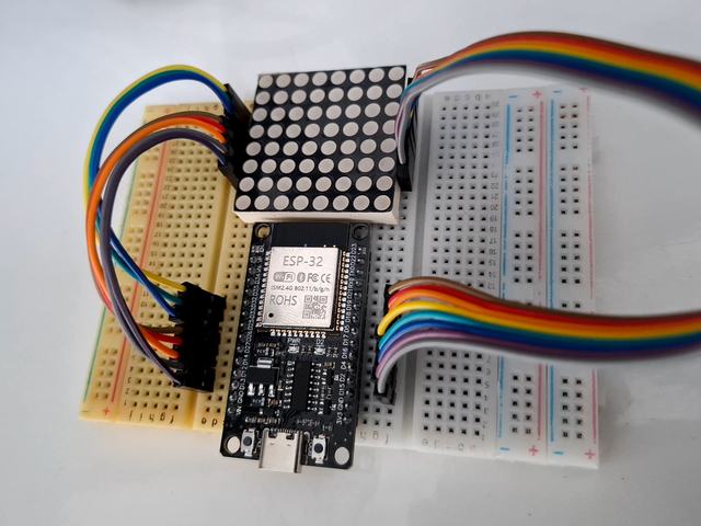 ESP32 Web UI Based 8 8 LED Matrix Controller