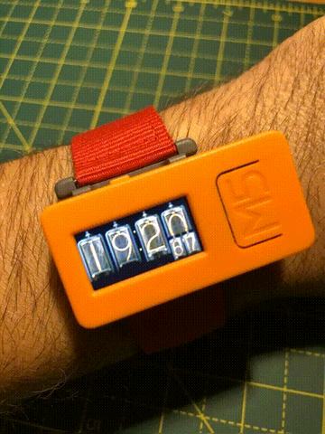 M5 Stick C Nixie Tube Clock