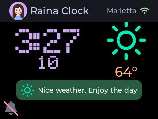 Raina Clock