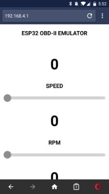ESP32 Obd2 Emulator