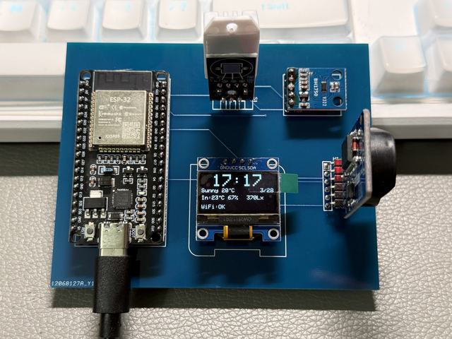 ESP32 Weather Clock