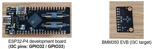 BMM350 I3 C ESP32 P4 Bringup